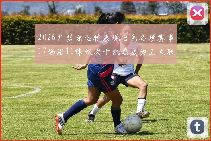 2026年瑟尔洛特表现出色各项赛事17场进11球仅次于凯恩成为五大联赛新星